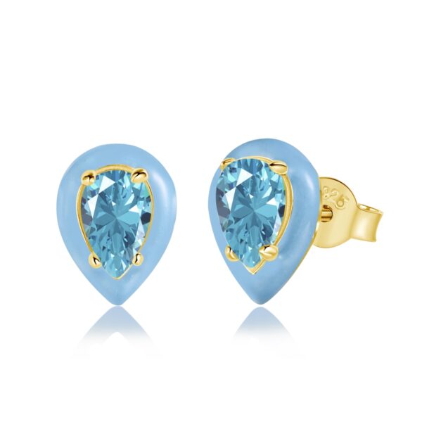 Lys Ciel (Sky Lily) Earring